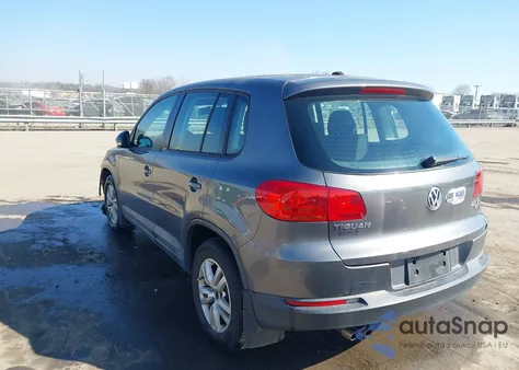 2014 Volkswagen Tiguan S из США, поврежденный, VIN WVGBV3AX1EW550847
